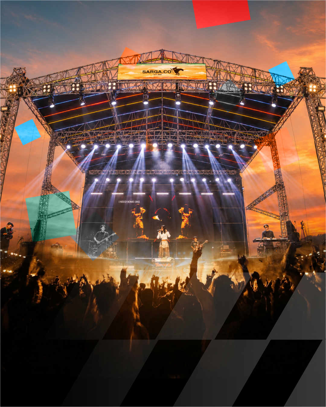 SARGA Festival concert stage and audience
