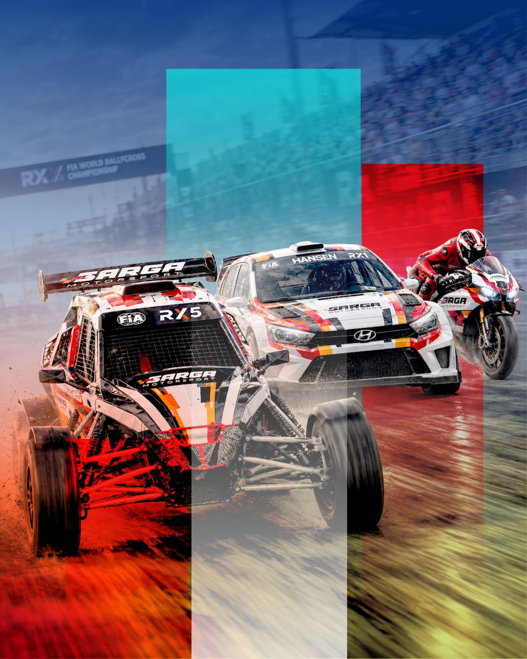 SARGA motorsport cars and motorcycle racing on track